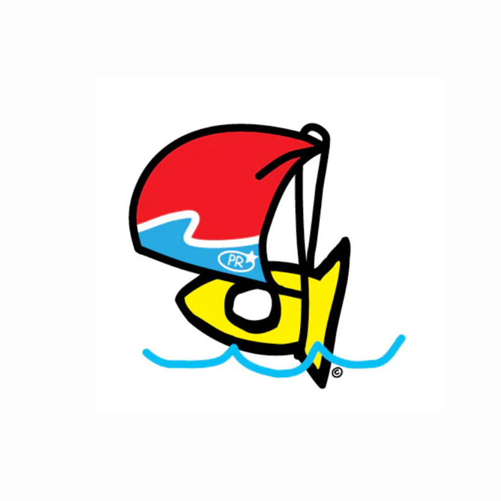 FISHI STICKER WITH SAIL PR PUERTO RICO Y CARIBE