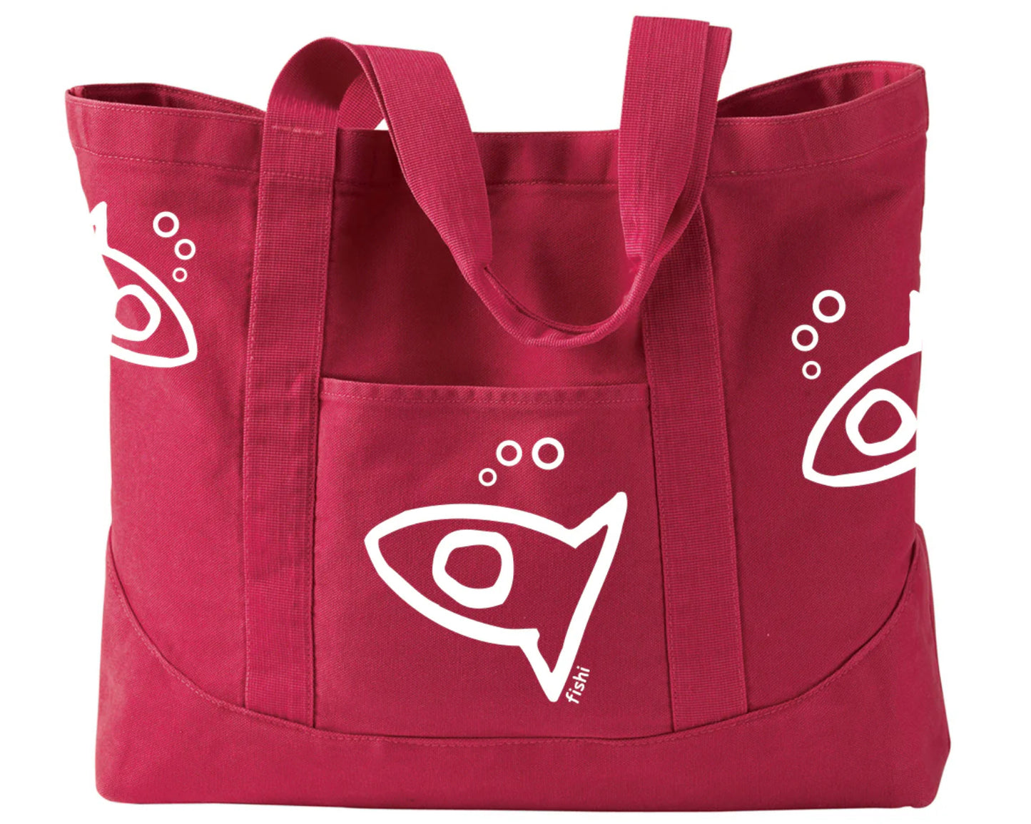 LARGE BEACH CANVAS TOTE