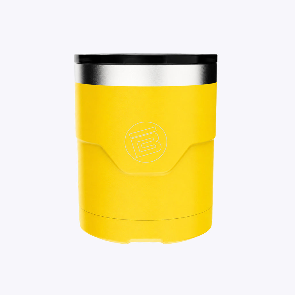MAGNETUMBLER 12OZ LOWBALL WITH LID YELLOW PUERTO RICO Y EL CARIBE