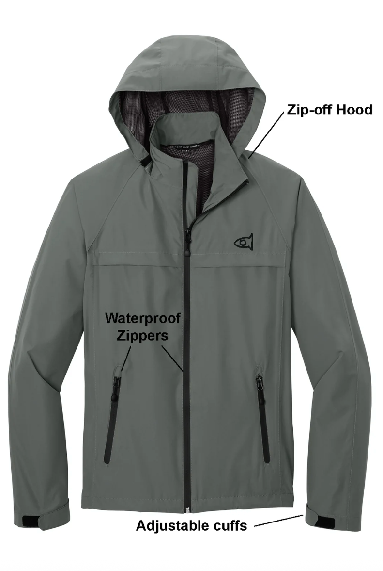 WATERPROOF JACKET - GRAPHITE