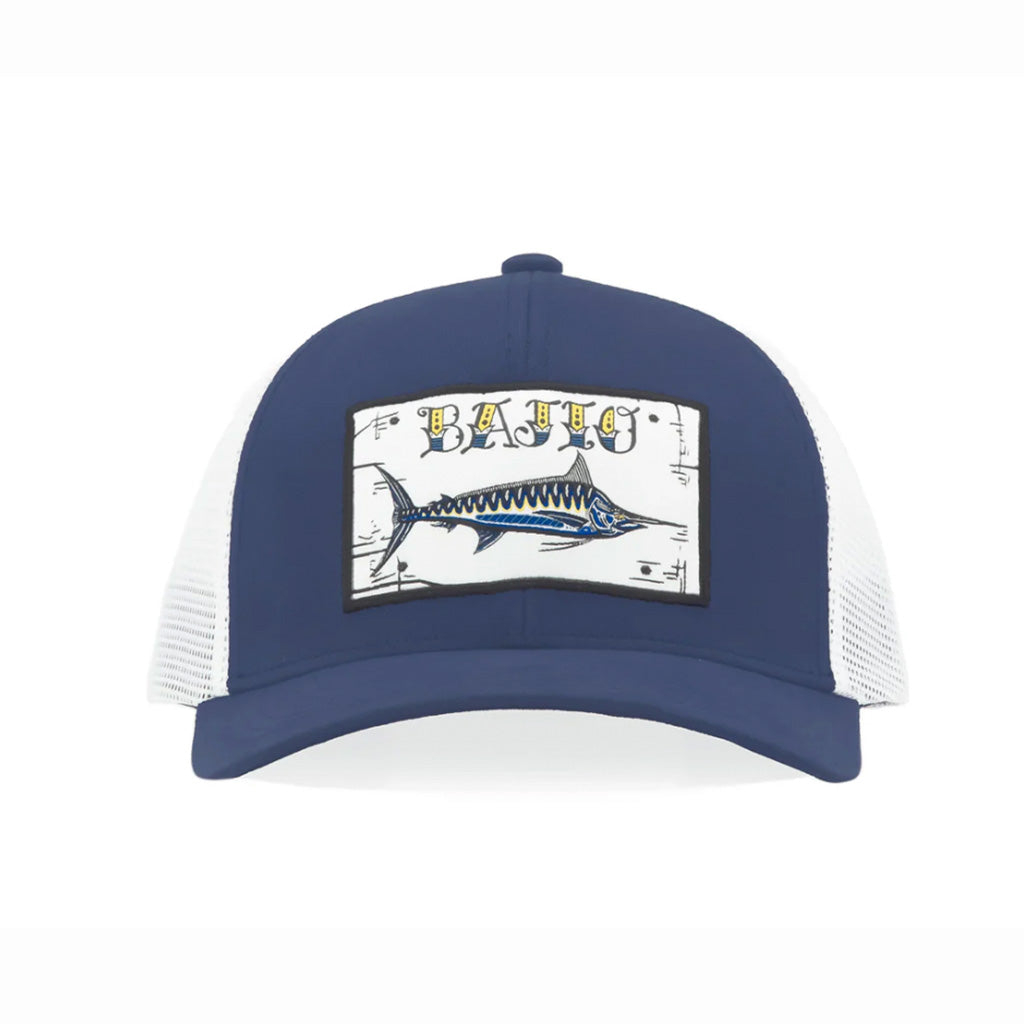 BAJIO BLACK MARLIN PATCH TRUCKER HAT PUERTO RICO Y CARIBE