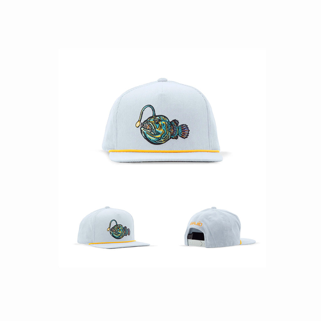 BAJIO ANGLERFISH - FLAT BRIM CORDUROY FRONT AND SIDE PUERTO RICO Y CARIBE