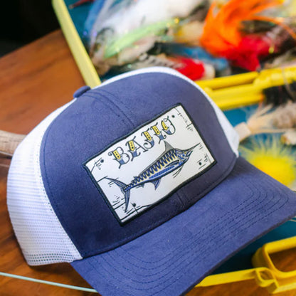BAJIO BLACK MARLIN PATCH TRUCKER HAT PHOTO 4 PUERTO RICO Y CARIBE