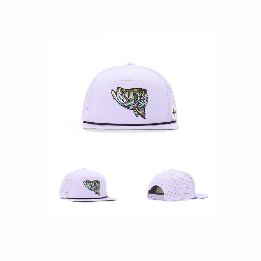 BAJIO TARPON HEAD - PERFORMANCE FLAT BRIM FRONT AND SIDE PUERTO RICO Y CARIBE
