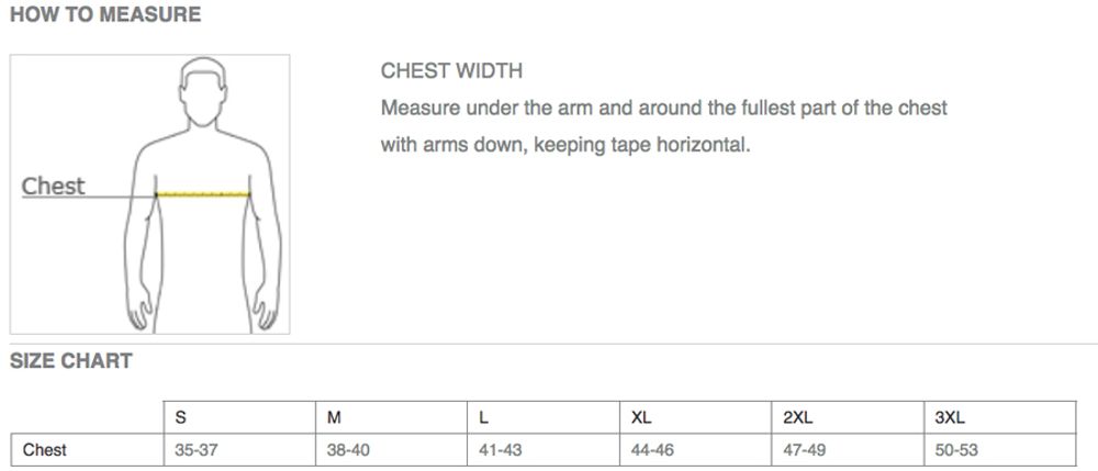 BENETEAU MEN PERFORMANCE TEE MEASURE PUERTO RICO Y CARIBE