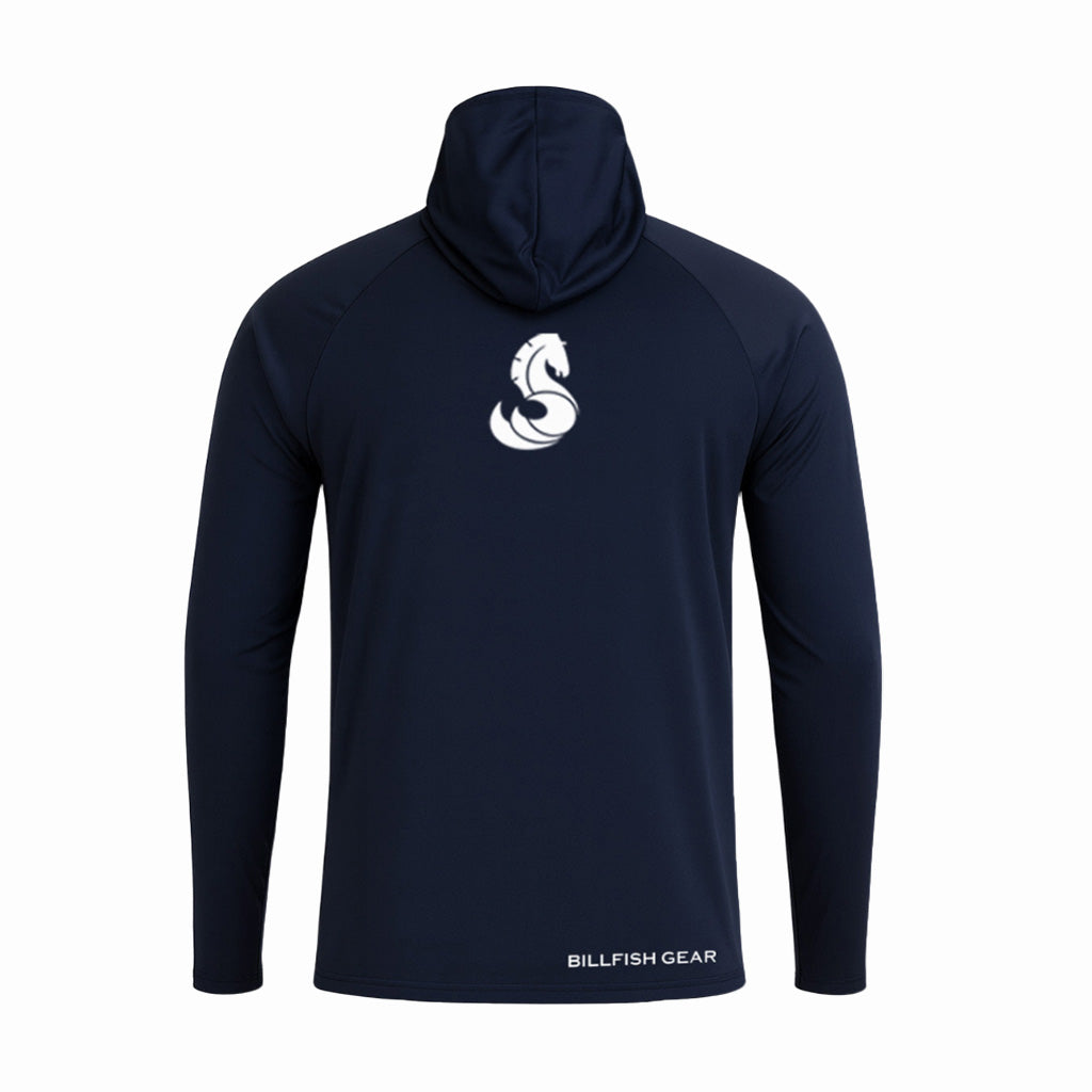 BILLFISH GEAR LAYDAY HOODED LONG SLEEVE BACK PUERTO RICO Y CARIBE