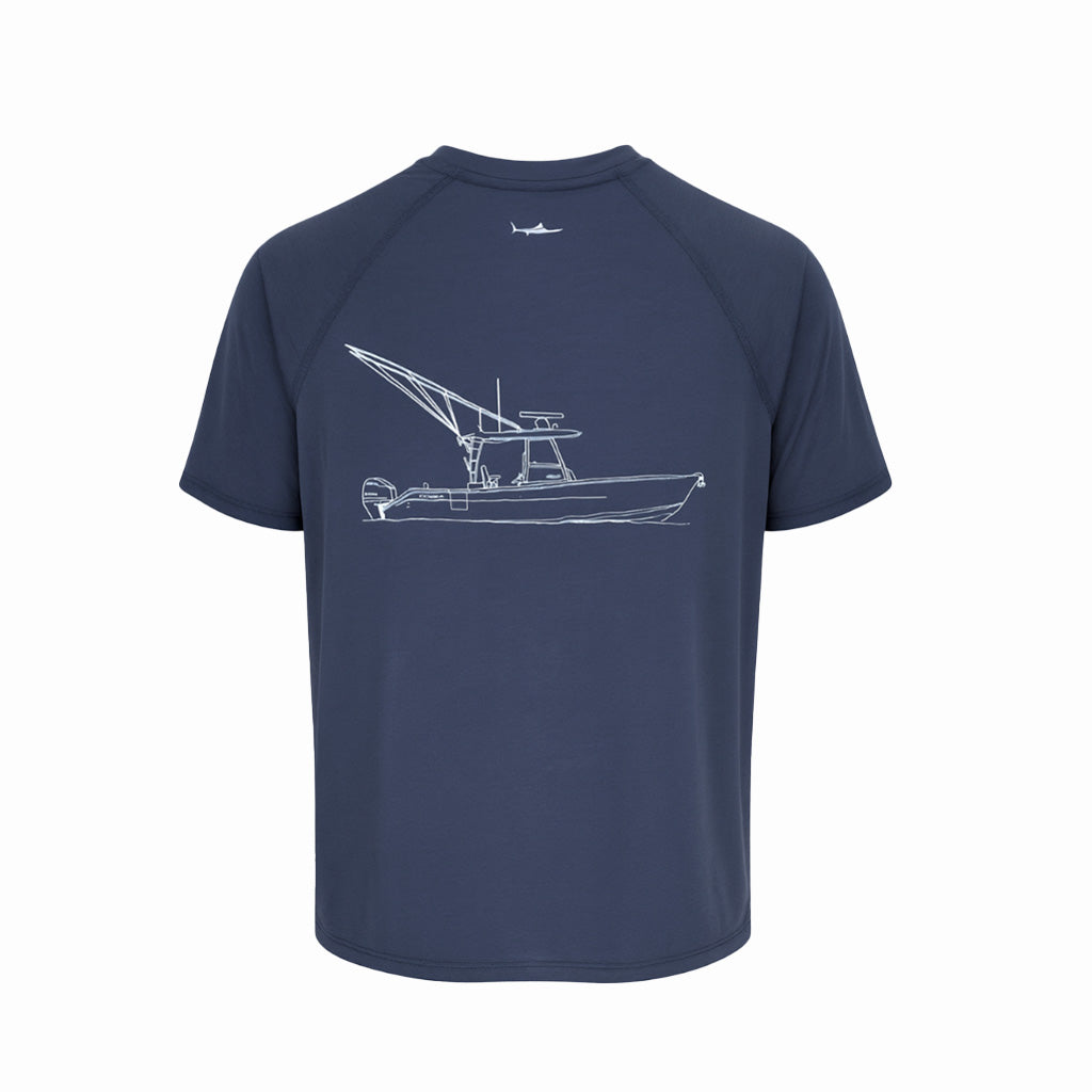 BILLFISH GEAR CG TEAK SHORT SLEEVE BACK PUERTO RICO Y CARIBE