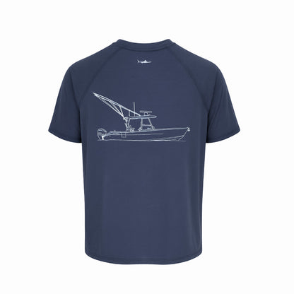 BILLFISH GEAR CG TEAK SHORT SLEEVE BACK PUERTO RICO Y CARIBE