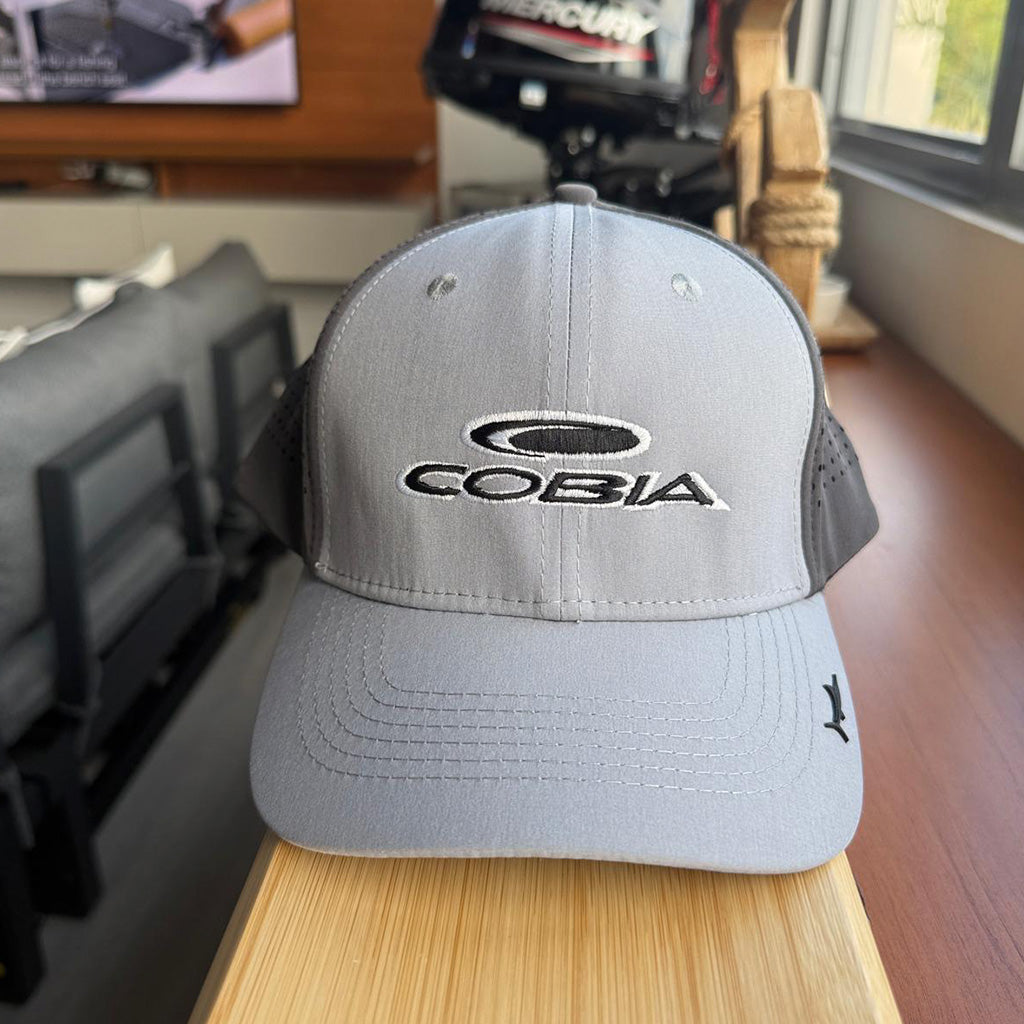 BILLFISH GEAR COBIA PERFORMANCE CAP GRAY AND BLACK PHOTO 2 PUERTO RICO Y CARIBE