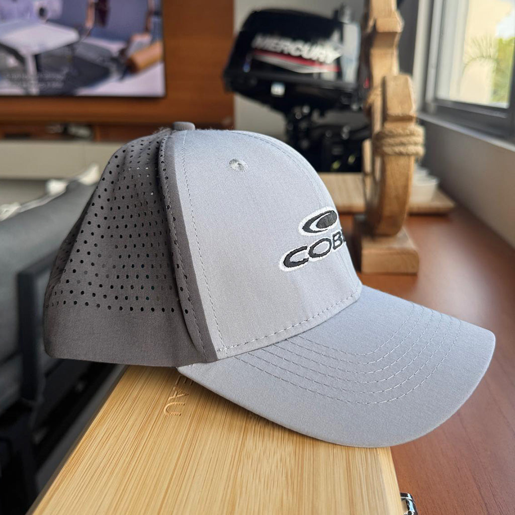 BILLFISH GEAR COBIA PERFORMANCE CAP GRAY AND BLACK PHOTO 3 PUERTO RICO Y CARIBE