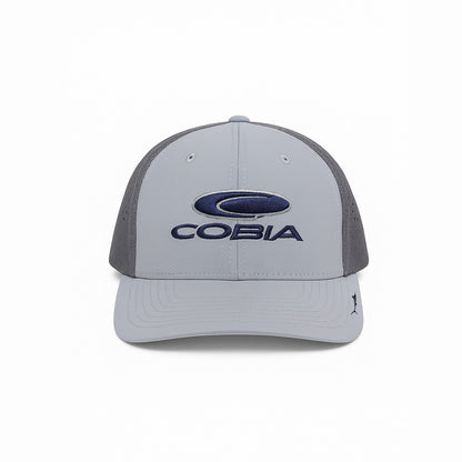 BILLFISH GEAR COBIA PERFORMANCE CAP GRAY AND BLUE PUERTO RICO Y CARIBE 