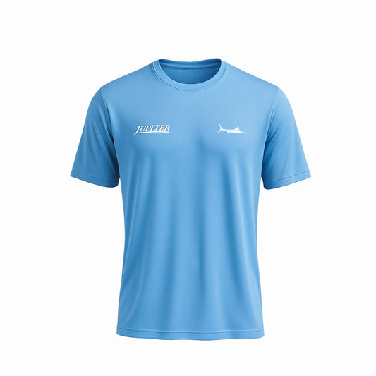 BILLFISH GEAR PERFORMANCE TEE BLUE PUERTO RICO Y CARIBE