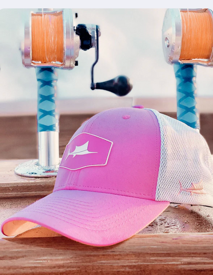 BILLFISH GEAR SAILFISH 3D HAT PINK PHOTO PUERTO RICO Y CARIBE