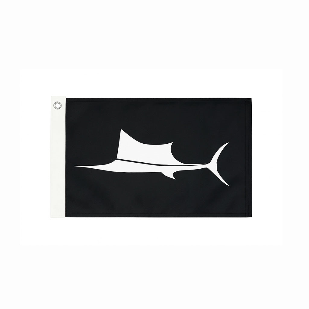 BILLFISH GEAR SAILFISH RELEASE FLAGS V2.0 -  BLACK WHITE PUERTO RICO Y CARIBE