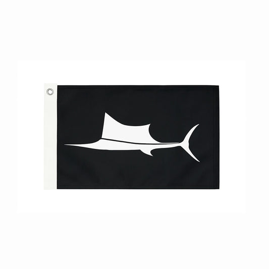 BILLFISH GEAR SAILFISH RELEASE FLAGS V2.0 -  BLACK WHITE PUERTO RICO Y CARIBE