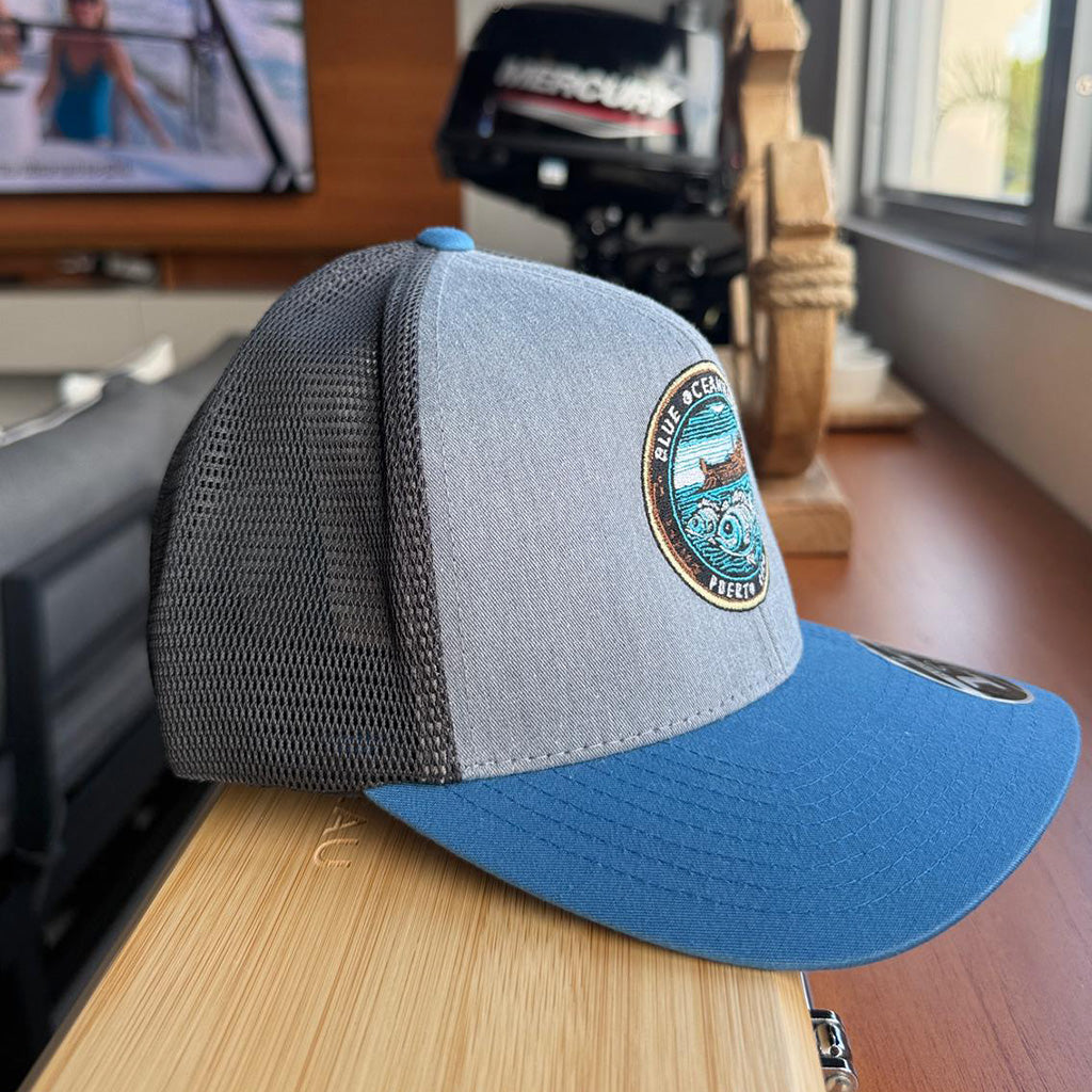 BLUE OCEAN MARINE PATCH CAP PUERTO RICO PHOTO 3 PUERTO RICO Y CARIBE