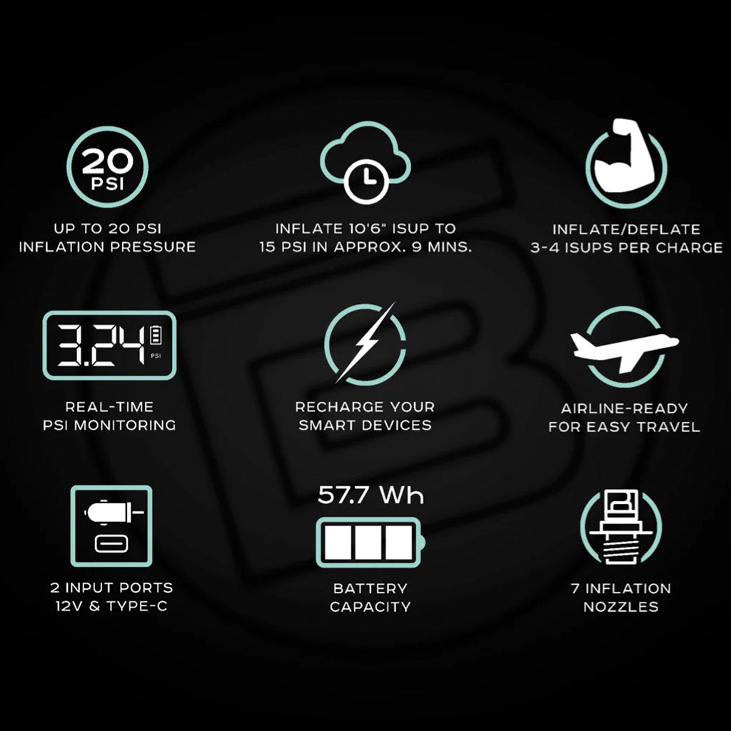 BOTE AEROPUMP MINI RECHARGEABLE 12V PUMP PHOTO 4 PUERTO RICO Y CARIBE