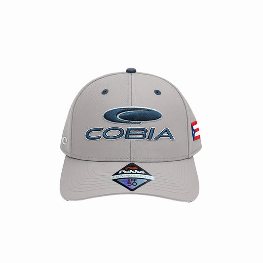 COBIA COBIA PERFORMANCE CAP GRAY PUERTO RICO Y CARIBE