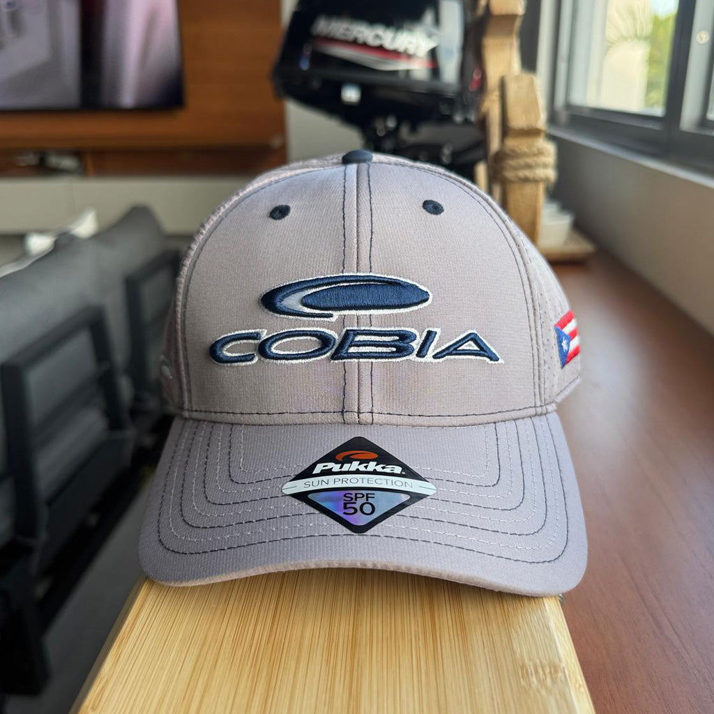 COBIA COBIA PERFORMANCE CAP GRAY PUERTO RICO Y CARIBE PHOTO 2
