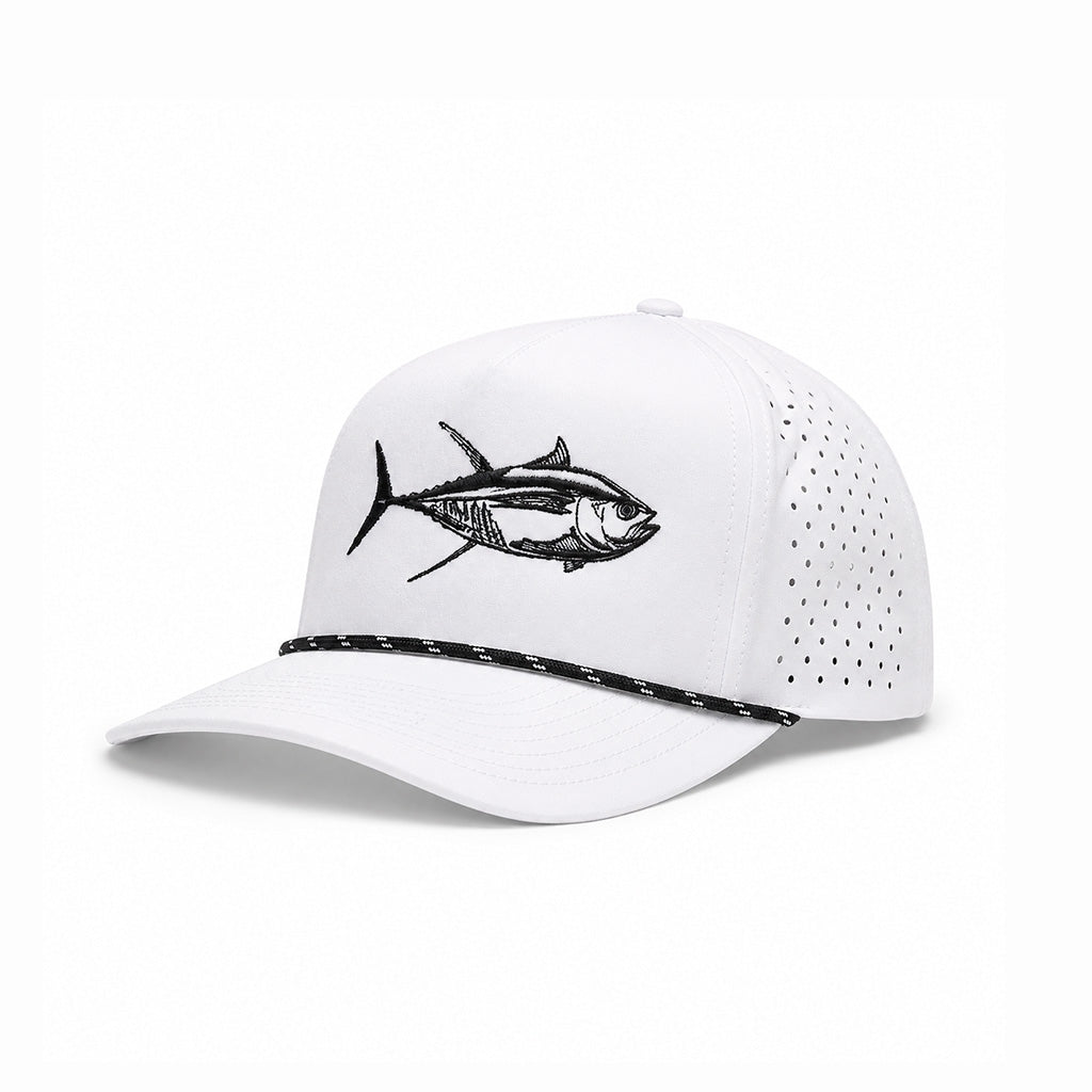 COBIA TUNA YOUTH WHITE ROPE HAT PUERTO RICO Y EL CARIBE