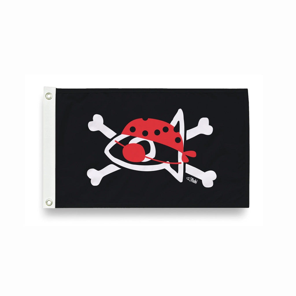 FISHI BOAT FLAG PIRATE PUERTO RICO Y CARIBE
