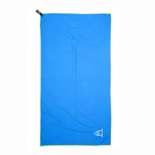 FISHI MICROFIBER SOLID TOWELS BLUE PUERTO RICO Y CARIBE