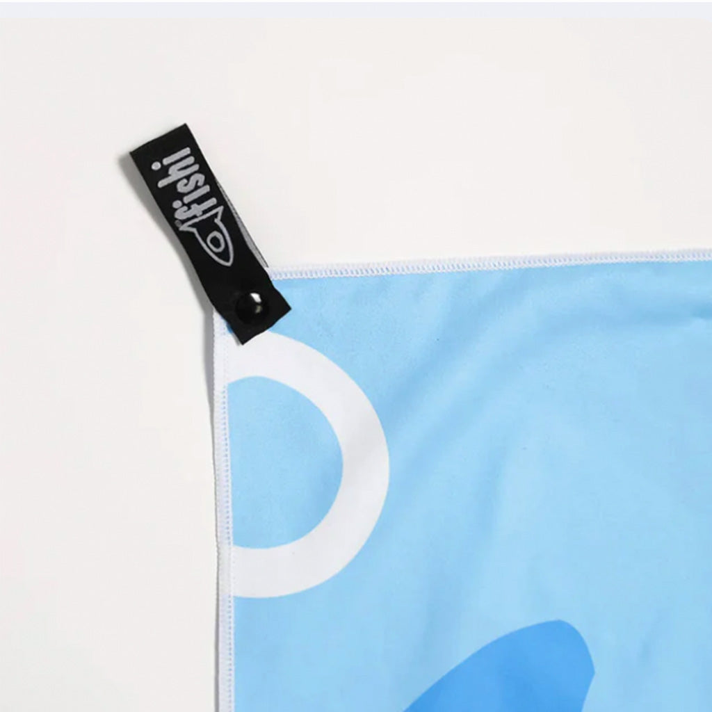 FISHI PATTERN TOWEL BLUE PHOTO 3 PUERTO RICO Y CARIBE