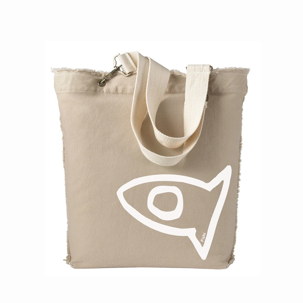 FISHI RAW EDGE TOTE IVORY PUERTO RICO Y CARIBE