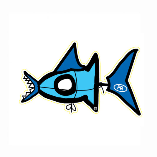 FISHI STICKER UNDERCOVER PR PUERTO RICO Y CARIBE