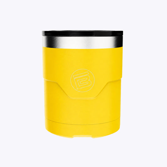 MAGNETUMBLER 12OZ LOWBALL WITH LID YELLOW PUERTO RICO Y EL CARIBE