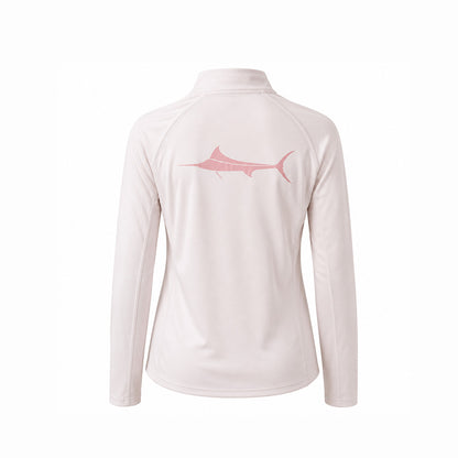 WOMEN_ZIPPER_WHITE_PINK PUERTO RICO Y EL CARIBE