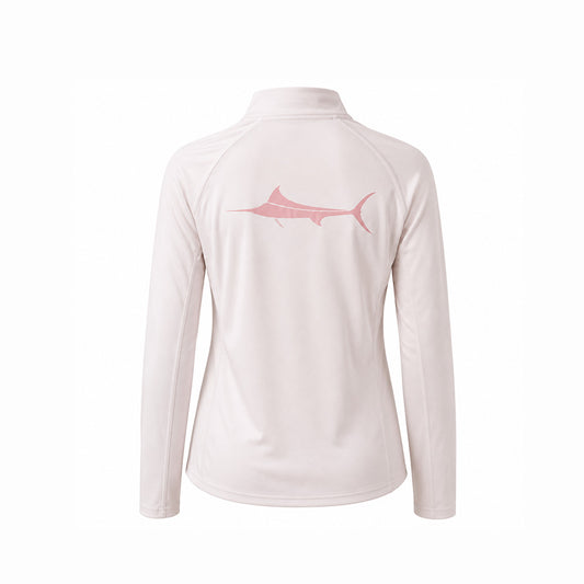WOMEN_ZIPPER_WHITE_PINK PUERTO RICO Y EL CARIBE