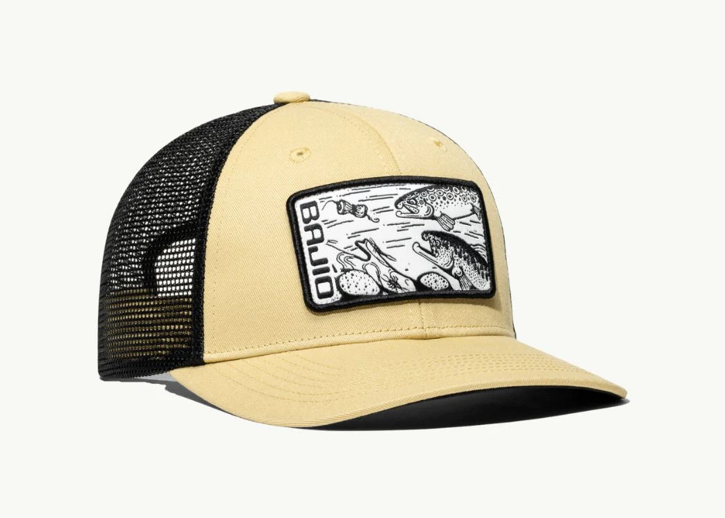 BAJIO TROUT PATCH TRUCKER SIDE  PUERTO RICO Y CARIBE